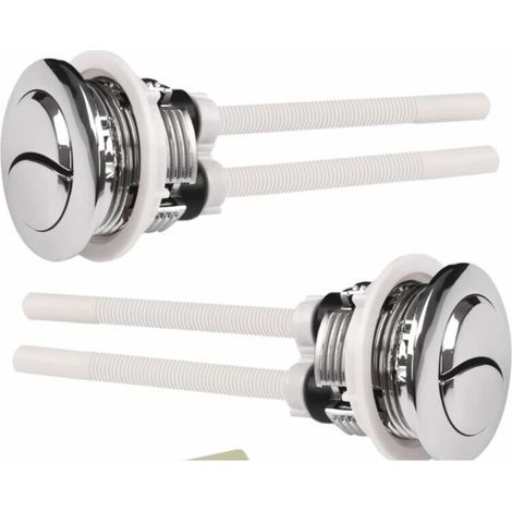 Toilet Flush Button, Set of 2 Toilet Flush Button Replacements, 38mm Dual Flush Toilet Push Button (1/5)