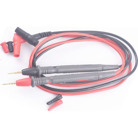 Stylo testeur à pointe fine 1000V 10A, sondes de mesure précises en cuivre étamé or pour multimètre électronique (1/5)