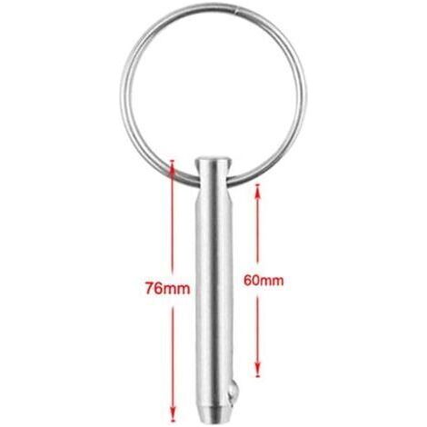 Goupilles à boule à libération rapide 6.3mm – Acier inoxydable 316 – Lot de 4 pièces – Applications marines et commerciales (1/4)