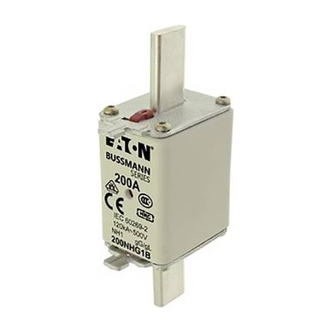 EATON FUSIBLE NH 200NHG1B AVEC INDICATEUR DE FUSIBLE MÉCANIQUE TAILLE DU FUSIBLE = 1 200 A 500 V 3 PIÈCES. (1/3)