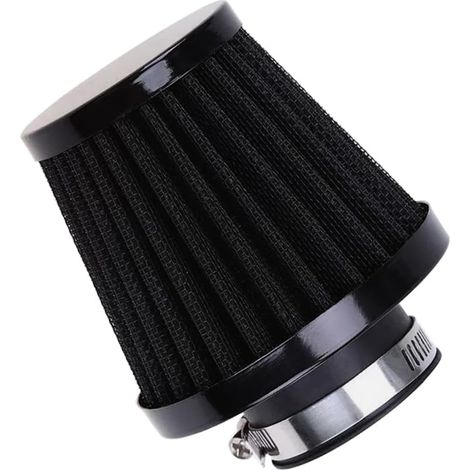 Filtro de aire de 45 mm, 46 mm y 47 mm, filtro de admisión de aire para coche, filtro de ventilación turbo, filtro de admisión de aire frío para motocicleta, filtro de admisión de aire negro. (1/5)