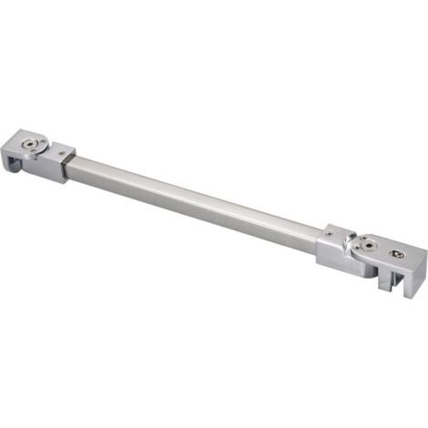 Barre de renfort pour porte de douche en acier inoxydable, 50 cm, pour panneau de verre sans cadre de 6mm à 10mm d’épaisseur (1/5)