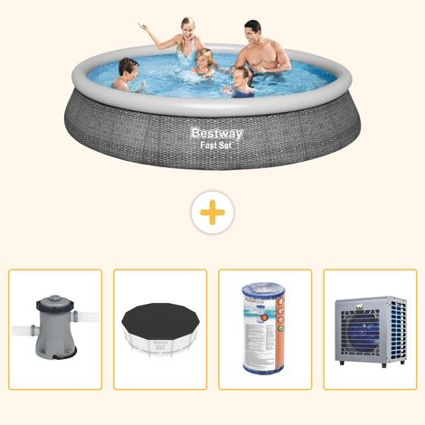 Bestway Bestway Fast Set Ronde - 396x84 cm - 5-pièces S203 (1/5)