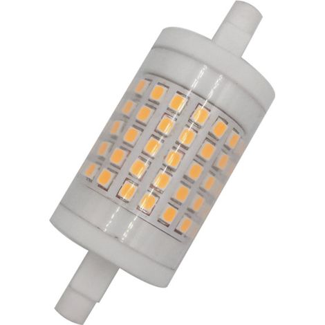Ampoule LED 10W R7S Cross Plug Light 110V-130v Dimmable Halogen Light pour intérieur et extérieur Chambre - Blanc froid 6000K (1/3)