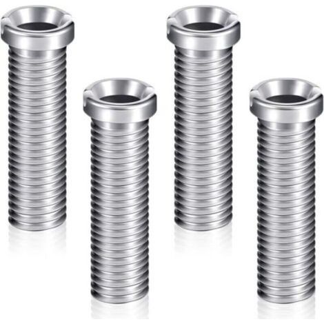 Pr 4 Pack Basket Screws, 45mm Stainless Steel Sink Stopper Screws, Fixing Accessories, Sink Bolt Screws, Sink Strainer Stopper Screws (1/4)