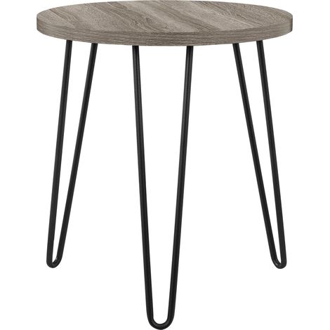 Owen Table d'appoint en effet chêne gris (1/5)