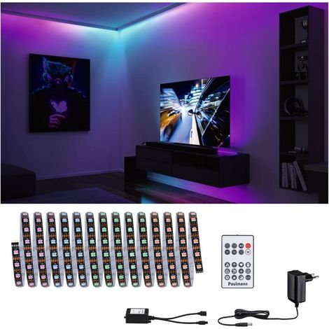 Paulmann Entertain LED Stripe Dynamic Rainbow Komplettset 5m RGB kürzbar LED Stripe (1/5)