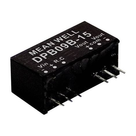 Convertitore dc/dc mean well dpb09b-15 9 W 2 uscite