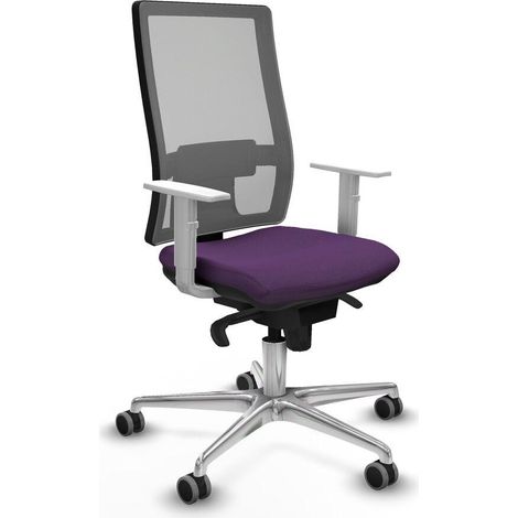 Piqueras y Crespo Chaise Ergonomique Violet Confort Bureau (1/3)