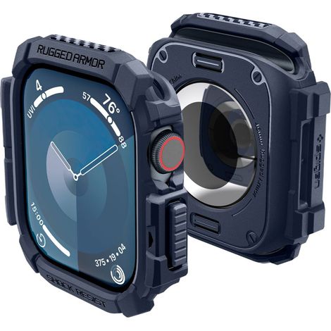 Spigen Rugged Armor Apple Watch 10 (46 mm) Marineblau (1/5)