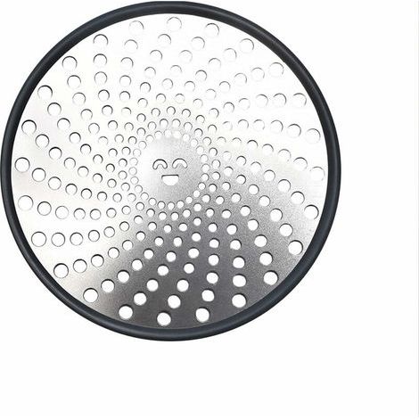 Attrape Cheveux Lavabo Crépine Tamis Filtre de Vidange de Douche Filtre de Vidange à Bouchon D'égout Crépine D'évier de Cuisine en Acier Inoxydable Crépine de Bain pour Salle de Bain Cuisine et WC (1/4)