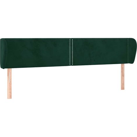 Maison Exclusive - Cabecero de terciopelo verde oscuro 183x23x78/ (1/5)
