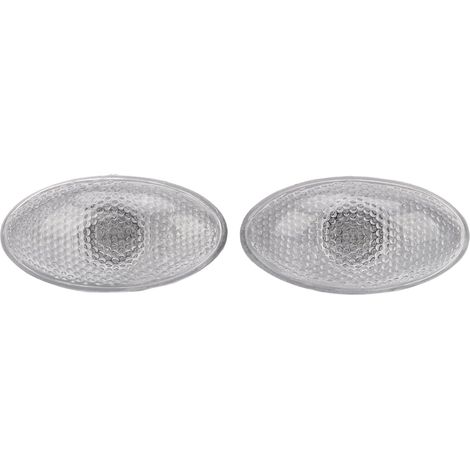 Lot de 2 répétiteurs de clignotants latéraux LED pour 206 607 407 1007, VP VU C1 C2 C3 C5 C6 C – Remplace OE 632574 – Ensemble de feux de position latéraux haute luminosité (1/5)