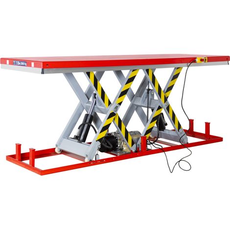 Mw Tools – Table élévatrice électrique 2000 kg – Hauteur levée 1000 mm – Longueur 2500 mm – Pour espaces confinés – TPSL2110 (1/5)