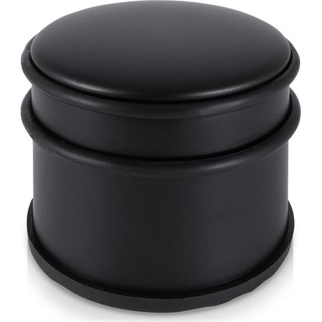 Excellent Houseware Tope de puerta moderno negro mate 9 cm