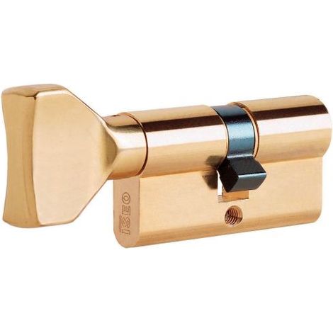 CILINDRO SAGOMATO + POMOLO 8259 ISEO - OTTONE CHIAVI 3 MM 70 30+40 - 1 pezzo (1/5)