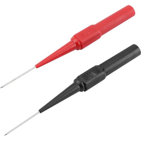 Multimeter-Sonden mit Edelstahlspitze, flexible Silikon-Rücksonden-Teststange (1/5)
