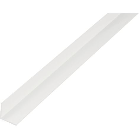 Alberts 471569 Profilo angolare  Plastica, bianco  1000 x 15 x 15 mm