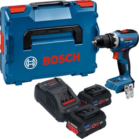 Perceuse-visseuse sans fil Bosch GSR 18V-65 Professional 18 V 63 Nm Brushless + 2 batteries ProCORE 5,5 Ah + chargeur + L-Boxx (1/5)