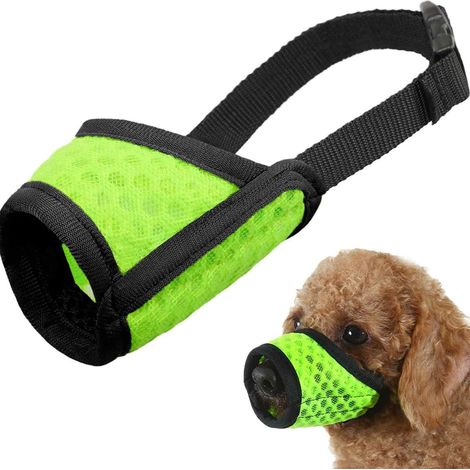 Museau Pour Chien - Filet Respirant En Nylon - Ajustable Pour Chiens De Petite Taille - Idéal Pour La Formation Et La Prévention Des Morsures - 1 Pièce (1/5)