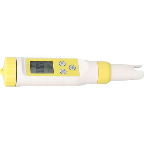 Hochpräzises Bluetooth-pH/Temperatur-Wassermessgerät mit Hintergrundbeleuchtung, pH-Meter misst Temperatur und Säuregehalt, für Zucht- und Trinkwasser (BLE-P-3, kein Pulvertest, keine Batterien erford (1/5)