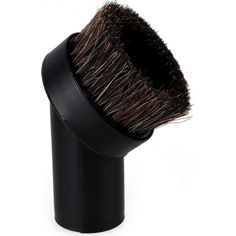 Brosse à poussière ronde de 32 mm, accessoire pour aspirateur en crin de cheval noir de 25 mm (1/5)