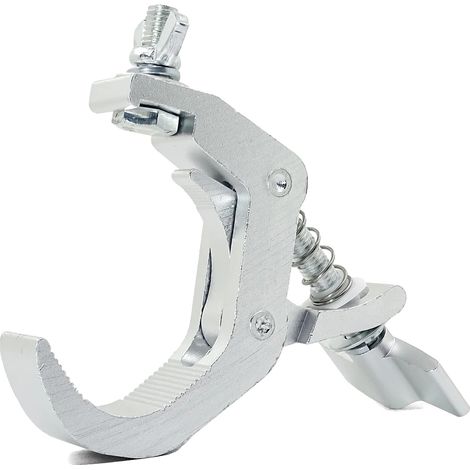 Gancio per luci da palcoscenico, lega di alluminio resistente, peso massimo 150 kg, luce calda (1/2)