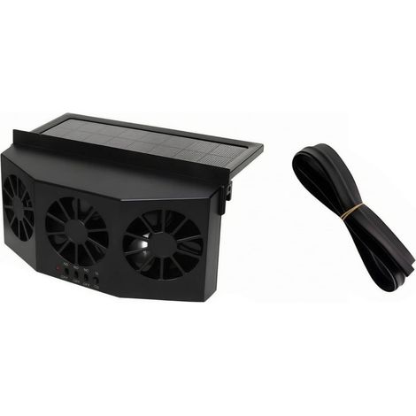 Ventilateur de Voiture Solaire Fenêtre Circulateur d'Air (1/5)