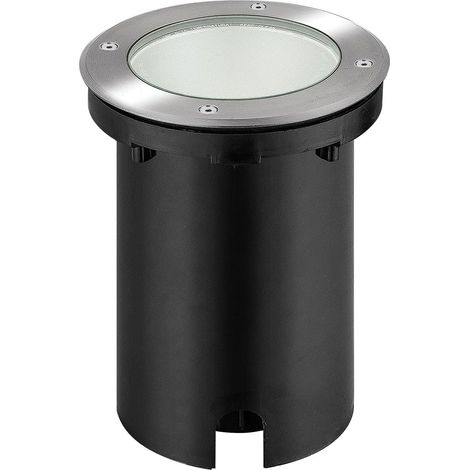 Spot Encastrable Sol - 1 Unité - Inox 304 et Aluminium - Éclairage IP67 Culot E27 - Jardin Terrasse Allée - Hauteur 24,2cm (1/5)