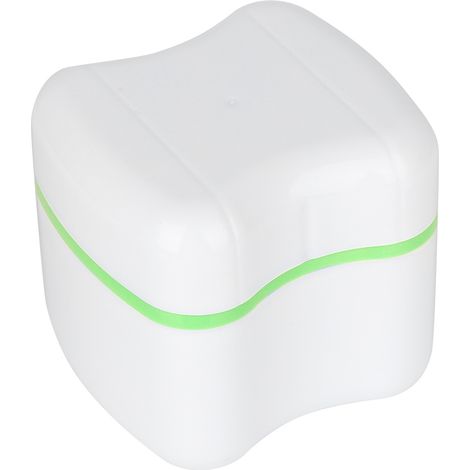 Boîte de rangement pour prothèses dentaires avec filtre (vert) (1/5)