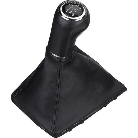 Soufflet de levier de vitesse à 6 vitesses pour Vauxhall Opel Astra Corsa D Zafira B 05-10 (noir)