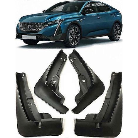 Kit complet de bavettes et garde-boue pour Peugeot 408 MK II (2022-2024) (1/4)