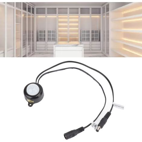 Interrupteur à détecteur de mouvement PIR, interrupteur à détecteur de mouvement infrarouge, interrupteur à détecteur de lumière LED pour armoire. (1/5)