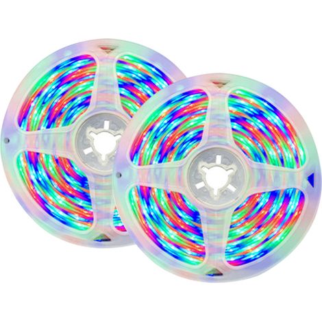 Bande LED à couleurs changeantes pour chambre, bureau, décoration intérieure, avec télécommande (1/5)