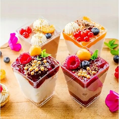 Contenitori per dessert, antipasti, gelatine, Luxito Jelly Tower 110ml 12 pz.