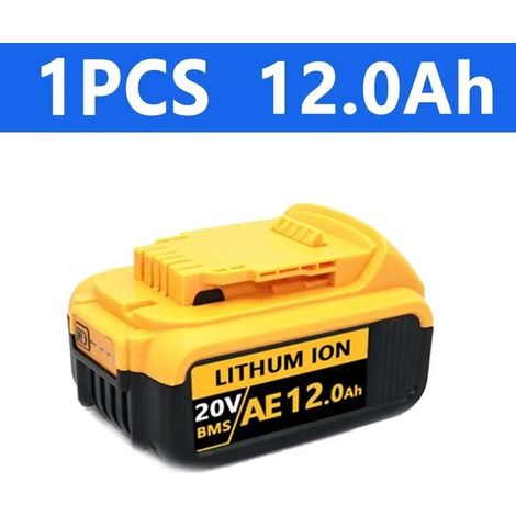 Ersatz für Dew 20V 12Ah DCB180 DCB181 Lithium-Ionen-Akkus für Bohrmaschinen und Elektrowerkzeuge (1/2)