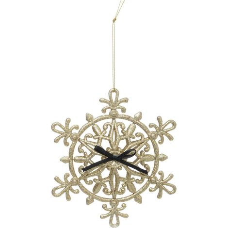 Baumschmuck Flocke gold nude 14cm - Atmosphera créateur d'intérieur