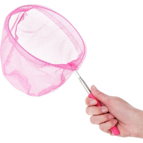 Pêche épuisette, Filets de poisson for les enfants, Mini télescopique filet de pêche Filets de pêche for les enfants, les enfants for attraper des insectes, petits poissons, Sac Filet à papillon d'ins