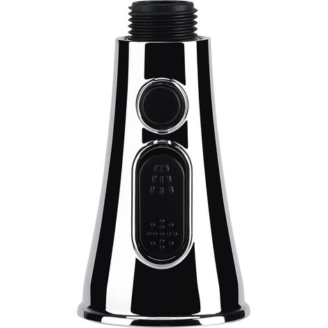 Pommeau de douche extractible en forme de corne avec jet mousse, pulvérisateur de robinet, jet corporel de douche (1/5)