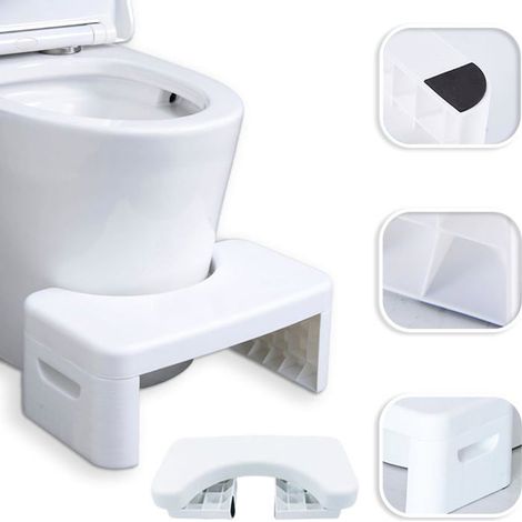 Marchepied de toilette pliable 1 unité Polyuréthane robuste Aide ergonomique pour s'accroupir Pour salles de bain (1/5)