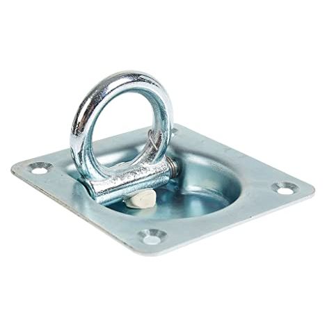 SPOTLIGHT ANNEAU ARRIMAGE, ANNEAUX DE FIXATION POUR REMORQUE - 1 PIÈCE - A ENCASTRER - DIMENSIONS : 96 X 102MM - PROFONDEUR : 25