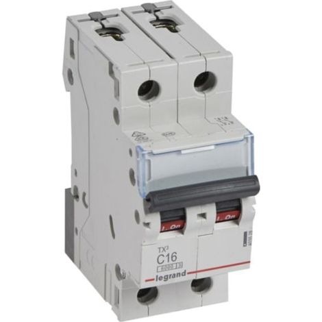 Interruptor automático 2P C 16A 6kA CA S302 TX3 403528