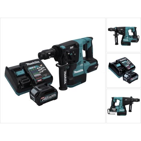 Martello combinato a batteria Makita HR 004 GD1 40 V max. 2,8 J SDS plus XGT Brushless + 1x batteria da 2,5 Ah + caricabatterie (1/5)