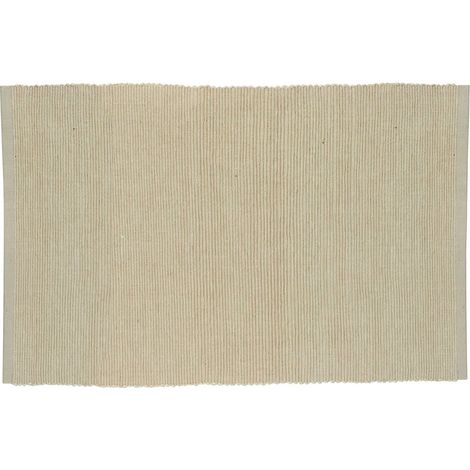 Excelsa tovaglietta crema cotone rettangolare 43x30 cm