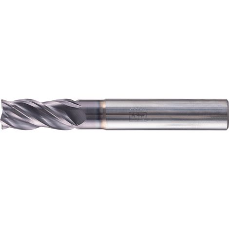 PFERD VHM Eckfräser lang 4 Schneiden Ø 10 mm 45° Fase TiAlN Schaft HA Universal Line Schruppen Schlichten Nuten (1/5)