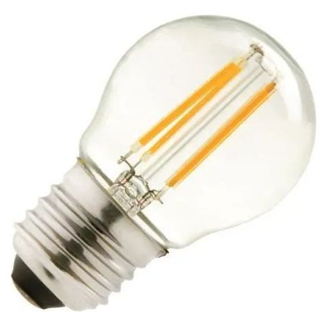 Ampoule LED filament E27 sphérique 4W 470Lm 2700K - garantie 2 ans