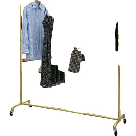 Porte-manteau, tuyau galvanisé premium, 120 cm (L) x 40 cm (l) x 160 cm (H), Assemblage, Meubles de maison, Porte-manteau (1/5)