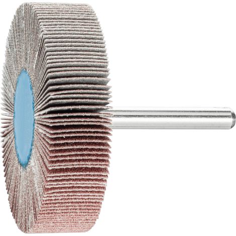 PFERD TOOLS Korund Fächerschleifer F Ø 60x15 mm Schaft-Ø 6 mm A150 für Feinschliff und Finish 10 Stk