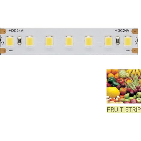 Bande LED pour éclairer le comptoir fruits et légumes Bobine 5m 14,4W/M 90LM/W IP20 5000K