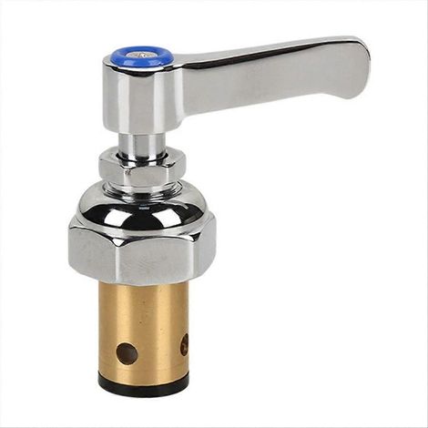 Nécessaire de poignée pour robinets en laiton, tige de commande de remplacement, kit de fixation compatible, pièce détachée robuste, usage salle de bain et cuisine. (1/5)